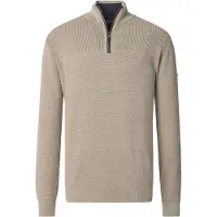 Casa Moda Casual Regular Fit Troyer beige, Unicolore