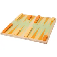 CARUNO Jeu de société en bois Backgammon