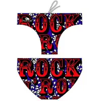 Turbo Rock Swimming Brief Rouge M Homme