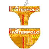 Turbo Text Swimming Brief Orange 3XL Homme