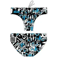 Turbo Multi Triathlon Waterpolo Swimming Brief Noir 9-10 Years Garçon
