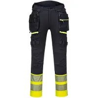 Portwest Pantalon Holster Dx4 Hi-vis Classe 1 Couleur : Jaune/noir Taille 50 -