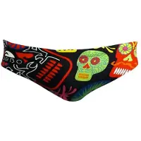 Turbo Halloween Skulls Swimming Brief Rouge,Noir S Homme