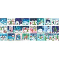 Eurographics Puzzle Calendrier de l'Avent de Noël - Carton Christmas Village