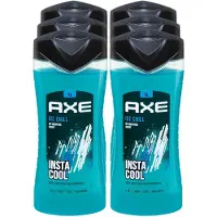 Axe Gel douche 3 en 1 Ice Chill - 6 x 400 ml - Emballage avantageux