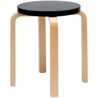Artek Stool E60 Tabouret Birch | Black