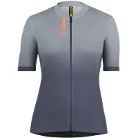 Mavic Essential Graphic Short Sleeve Jersey Gris S Femme