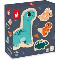 Janod DINO- 4 PUZZLES EVOLUTIFS DINO