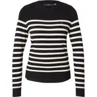 Vero Moda Pull-over 'VMDORY' noir / blanc