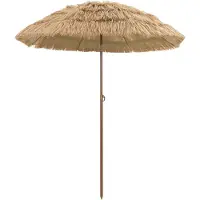 vidaXL Parasol de jardin Nature 160 x 160 x 196 cm
