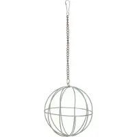 Beeztees Boule alimentaire - Rongeur - Métal - Menthe - Diam. 12 cm