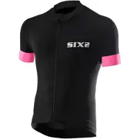 SIXS Bike3 Stripes Short Sleeve Jersey Noir L