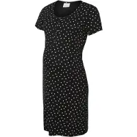 Mamalicious Chemise de nuit noir / blanc