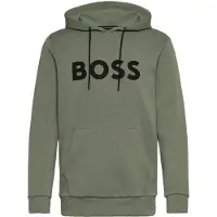 BOSS pour homme. 50551457 Sweatshirt Soody Zone vert (S), Casuel, Coton
