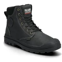 Palladium Bottines à lacets 'PAMPA' noir