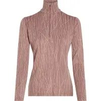 Icebreaker Merino 260 Tech Vertex Delta Lines Aop Long Sleeve Base Layer Rose L Femme