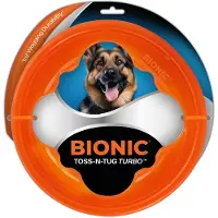 Bionic - Toss-N-Tug Turbo - One Size Fits All (Jouet à lancer pour chiens, Jouet à tirer pour chiens)