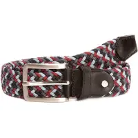 BA98 Ceinture 'Cologne' gris / rouge / noir / blanc