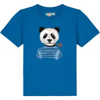 Watabout.kids T-Shirt 'Panda' bleu roi