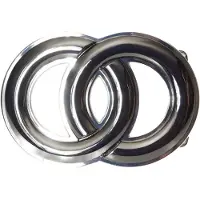 BA98 Ceinture noir / argent