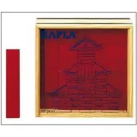 Kapla Plaquettes en bois C40R, 40 pièces, rouge
