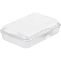 Rotho Boîte à lunch - - FUN - 0,85 l - Bleu - Fermeture par clip