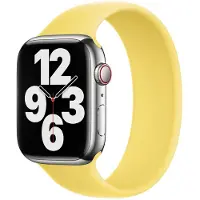 Apple Solo Strap en silicone pour l'Watch | 38/40/41/42 mm - Taille 7 - Lemon Zest
