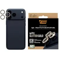 PanzerGlass Protection Caméra Hoops Optic Rings Apple iPhone 17 Pro / 17 Pro Max - Or Pailleté