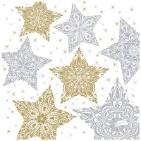 Duni Weihn.Zelltuchserviette 33x33cm weiss
