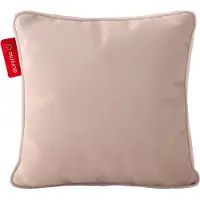 Auronic Coussin chauffant - Velours - 45x45 - rechargeable sans fil - oreiller électrique - infrarouge - rose