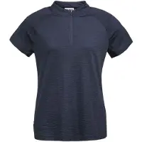 Dolomite Cristallo merino Zip short sleeve t-shirt Blue M Women's Blue M