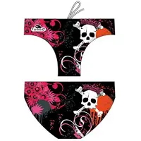 Turbo Skull Crown Swimming Brief Noir 9-10 Years Enfants