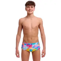 Funky Trunks Sidewinder Swimming Boxer Multicolore 8 Years Garçon