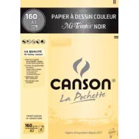 Canson Papier a dessin couleur "Mi-Teintes", format A3,