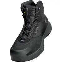 Uvex 1 x-craft, Hommes, Adultes, Chaussures de sécurité, Noir, Sans motif, Fermeture à lacets