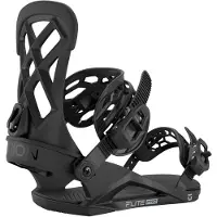 Union - Fixations de snowboard freestyle - Flite Pro Black - Taille 41-43 - Noir