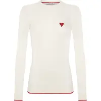 Felix Hardy Pull-over écru / rouge vif