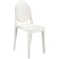 Kartell Victoria Ghost Chaise Glossy White | 2 chairs
