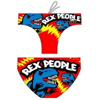 Turbo Rex People Swimming Brief Rouge 9-10 Years Garçon