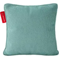 Auronic Heat Cushion - Tricoté - 45x45 - Sans fil - Rechargeable - Coussin électrique - Infrarouge - Bleu pastel