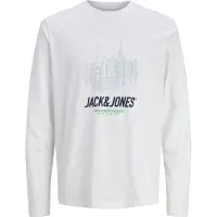 Jack & Jones T-Shirt 'JORYORK' bleu clair / bleu foncé / vert clair / blanc