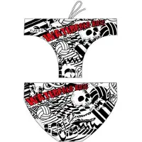 Turbo Waterpolo Junior Swimming Brief Blanc 7-8 Years Garçon