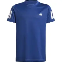 Adidas Club 3 Stripes Short Sleeve T-shirt Bleu 9-10 Years Garçon
