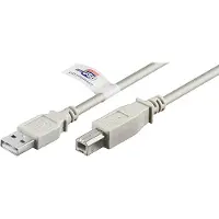 Pro goobay - Câble USB - USB type B (M) pour USB (M) - USB 2.0 - 2 m - gris
