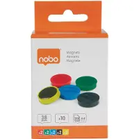 Nobo Aimant rond 38mm 1915311 ass. 10 pièces (10x)