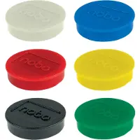 Nobo Aimant rond 32mm 1915300 rouge 10 pièces (10x)