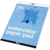Creativ Company Bloc aquarelle blanc A4 180 g, 20 feuilles