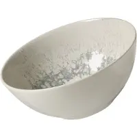 Ritzenhoff & Breker Assiette à dessert CECINA GRAPHIT, 205 mm en grès, lavable au lave-vaisselle, avec glaçure colorée, Assiettes, Beige, Gris
