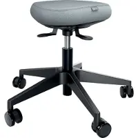Leitz Active Wheel Adjustable Stool Argenté