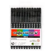 Colortime Fineliner Markers (12x)